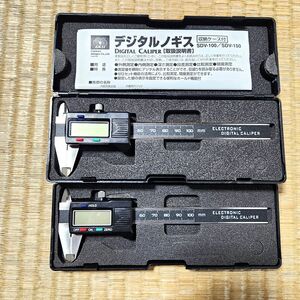 2点 SK11 測定具 デジタルノギス 最大計測100mm SDV-100 60ｓ24-0590