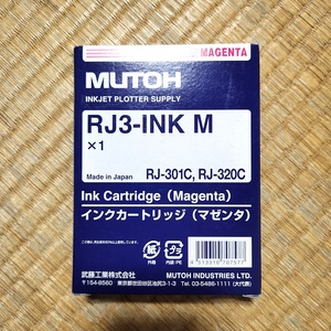 未開封 MUTOH RJ3-INK M インクカートリッジ マゼンタ　60s24-0614