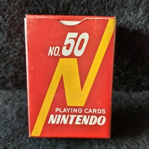 任天堂 トランプ No.50 赤 ニンテンドー Nintendo playing cards レトロ ヴィンテージ 希少
