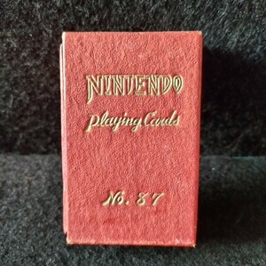 任天堂 トランプ No.87 ニンテンドー Nintendo playing cards レトロ ヴィンテージ 希少