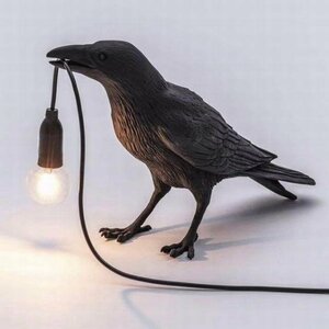 北欧家具　カラス ランプ 照明スタンド　豆電球　インテリア 鳥