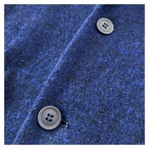 XZ-Lxh(実寸48A M度 )新品 新作 高級セレブdesigner*秋 ウール混 ◆ 完売■ 高品質 限定美品■ メンズ 紳士 ジャケット スーツの画像6