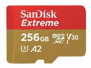 256GB　Sandisk golden マイクロ SD カード　