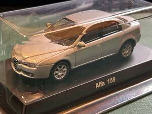 【貴重品・当時物】1/64 京商 アルファロメオ ミニカーコレクション 159 シルバー Alfa Romeo