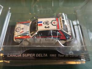 【未開封、当時物】CM’s 1/64 ラリーカーコレクション SS.3 LANCIA SUPER DELTA 1992 Tour de Corse マルティ二＃3