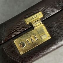 超希少/美品●BALLY バリー アタッシュケース ダイヤルロック アンティーク ビジネスバッグ トランク A4 レザー 本革 ヴィンテージ メンズ_画像3