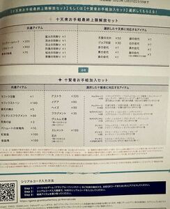 グラブルフェス2022-2023 シリアルコード通知 十天衆最終上限解放セット or 十賢者加入セット グランブルーファンタジー パンフレット
