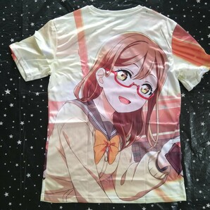 ラブライブ サンシャイン 国木田花丸 フルグラフィック Ｔシャツ フルカラー 半袖シャツ アニメ キャラT 新品 未使用 の画像3