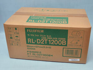  new goods unopened * FUJIFILM Fuji film RL-D2T1200B thermal photo print set *
