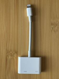 Apple Lightning Digital Adapter HDMI変換アダプター　正規品