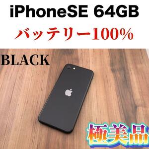 25iPhone SE 第2世代(SE2)ブラック 64GB SIMフリー本体