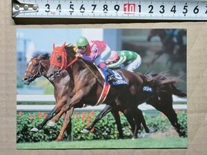 競馬 絵はがき 非売品ポストカード JRA マーベラスサンデー 武豊 宝塚記念・1997年