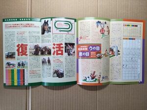 競馬 JRA パンフ 1998 スプリンターズS 有馬記念 [特集トウカイテイオーvsビワハヤヒデ 過去5年データ-勝馬顔写真