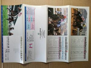 競馬 JRA パンフ 競馬博物館 トウカイテイオー展 1999冬-2000春 [全競走成績 皐月賞 ダービー ジャパンカップ 有馬記念 写真あり