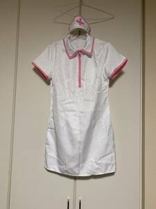 [ free shipping ] used costume play clothes nurse clothes ( changer so- man ) power wig tsuno attaching 