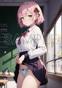 【高画質・光沢紙】オリジナル美女・美少女 アニメ 同人 セクシーアートポスター A4 No.B0161