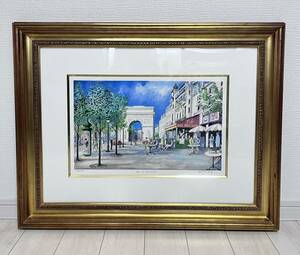 ** Jeremy * King Jeremy King[~...~ Paris. morning ]* lithograph 192/300* popular author *