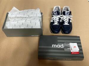 【中古】new balance ニューバランス M996NCB 26.5cm Dwidth MADE IN USA　アメリカ製 NAVY　レザー