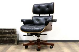 GMGS2960 Eames design desk chair li Pro duct designer's black leather lounge office chair Vintage 