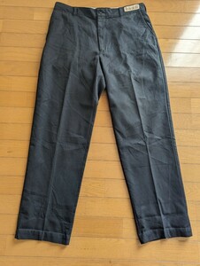  REDKAP ワークパンツ チノパンw36 平置き45cm　股下80cm　ブラック　ビンテージ　（ ディッキーズ Dickies）