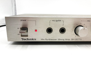 Technics テクニクス SH-3077G ミキシングアンプ マイクシンセサイザー エコー 取扱説明書&ミキシング・録音マニュアル付き