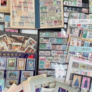 【世界の切手】バラ 大量 おまとめ コレクター流出品 未使用 消印 色々 海外切手 外国切手 まとめ （HM012）の画像7