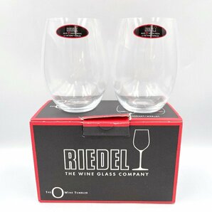 RIDEL リーデル ペア ワイングラス O THE WINE TUMBLER /未使用開封品 （HM026）の画像1