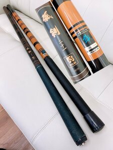 RYOBI 21 二十一 44230 /WAKO 和興産業 段塗りこい竿 錦 24号 7.2×8 GLASS ROD 現状品 こい釣り 鯉 釣具 2本セット【AM042】