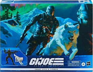 ハズブロ G.I.ジョー スネークアイズ & ティンバー フィギュア Hasbro G.I.JOE SNAKE EYES & TIMBER クラシファイドシリーズ