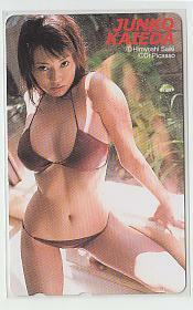 特1-x500 海江田純子 テレカ