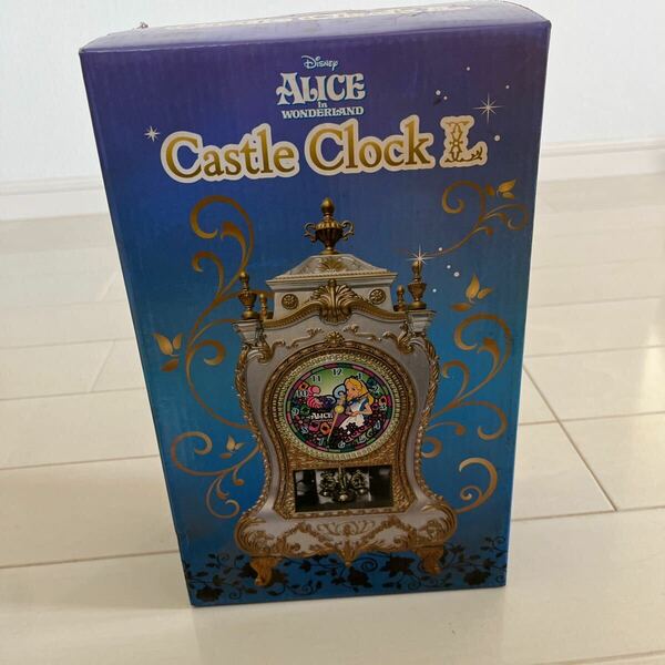 Castle clock 置時計 ディズニー ALICE in wonderland 不思議の国のアリス