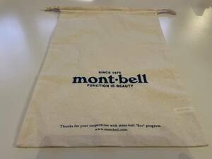 mont-bell キャンバス 巾着 新品