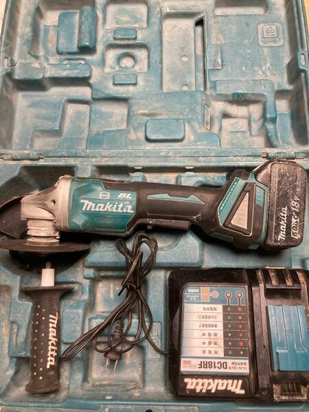 マキタ　GA508DZ 充電式ディスクグラインダー　BL1860Bバッテリー DC18RF急速充電器 makita