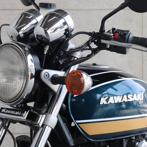 横浜～ Kawasaki ゼファー750 国内 平成11年 C6 5000㌔ Ｚ1青玉虫ニューペイント 極上の画像9