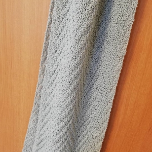 ハンドメイド手編み/オーガニックコットンサマーマフラー
