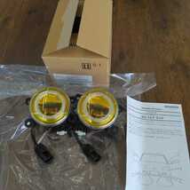 ★☆ホンダアクセス イエロー LED フォグ ライト 未使用 CIVIC TYPER S660 FIT ODYSSEY FREED フォグランプ honda FK8 Yellow LED Fog 純正_画像1