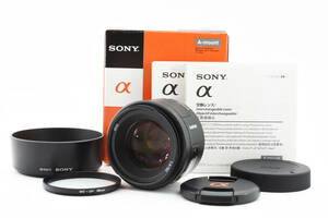 ☆SONY/ソニー 50mm F1.4 SAL50F14　付属品有り♪　♯2391