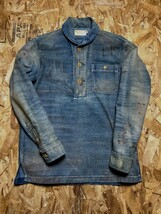 RRL SUPPLY サイズS デニムシャツ 長袖 ヴィンテージ加工_画像1