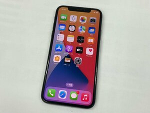 SIMフリー　iPhone X　64GB　スペースグレイ　バッテリー新品：100％　判定○　本体のみ　管理番号：3-5　【安心保証】