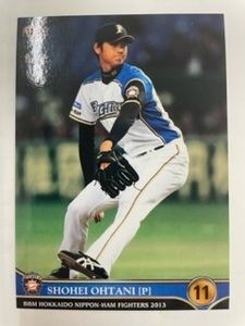  large . sho flat 2013 BBM Hokkaido Nippon-Ham Fighters #F02a rookie card 