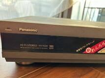 ビデオカセットレコーダー　Panasonic NV-F600_画像2