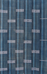アフリカ　ブルキナファソ　ダフィン族　藍染布　古布　腰巻布　Lサイズ　No.4　マルチクロス　手織り布
