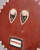 アフリカ　コートジボワール　バウレ族　プレプレ　マスク　仮面　No.411　木彫り　アフリカンアート　彫刻　_画像5