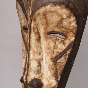 アフリカ ガボン ファン族 マスク 仮面 No.410 木彫り アフリカンアート 彫刻 プリミティブアートの画像5