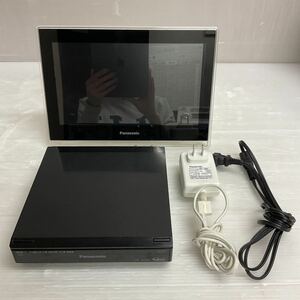 営YY141-60B Panasonic パナソニック プライベート ビエラUN-JD10T3 2014年製 HDDレコーダー UN-JS130 2014年製 通電確認済 2点まとめ