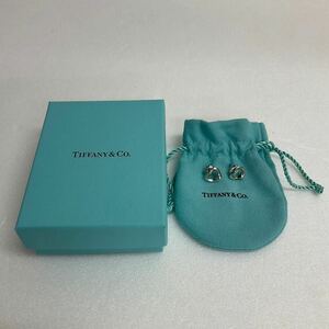 営MK12-60B TIFFANY&Co. ティファニー オープンハートスタッドピアス AG925シルバー 925 ピアス アクセサリー 