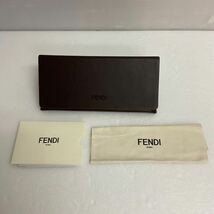 営MK18-60B FENDI フェンディ サングラス アイフェア ラウンドシェイプ FF0295 丸型 フェイクパール スモークグラデーションピンク 箱付_画像2