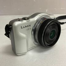 営YY56-60B Panasonic パナソニック LUMIX GF3 ミラーレス一眼レフカメラ DMC-GF3 ダブルズームキット 通電動作確認済 _画像5