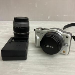 営YY56-60B Panasonic パナソニック LUMIX GF3 ミラーレス一眼レフカメラ DMC-GF3 ダブルズームキット 通電動作確認済 