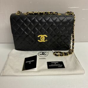 営MK35-100B CHANEL シャネル マトラッセ 34 チェーンショルダーバッグ デカマトラッセ シリアルナンバー 3159839 の画像2